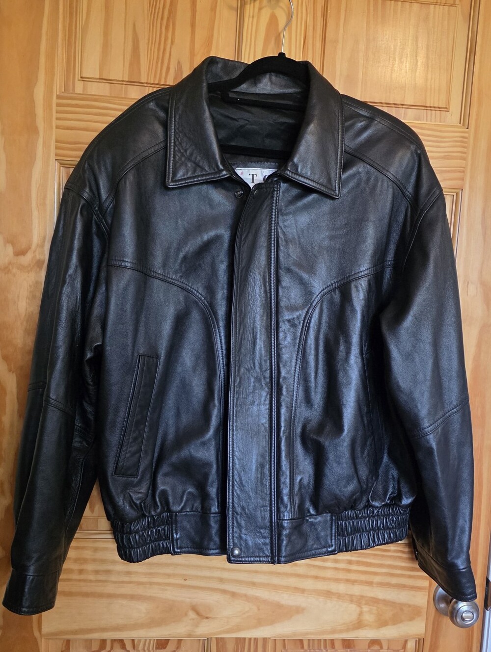 T.O Leather Fashions Men's Size XL Made In Canada Genuine Leather Jacket